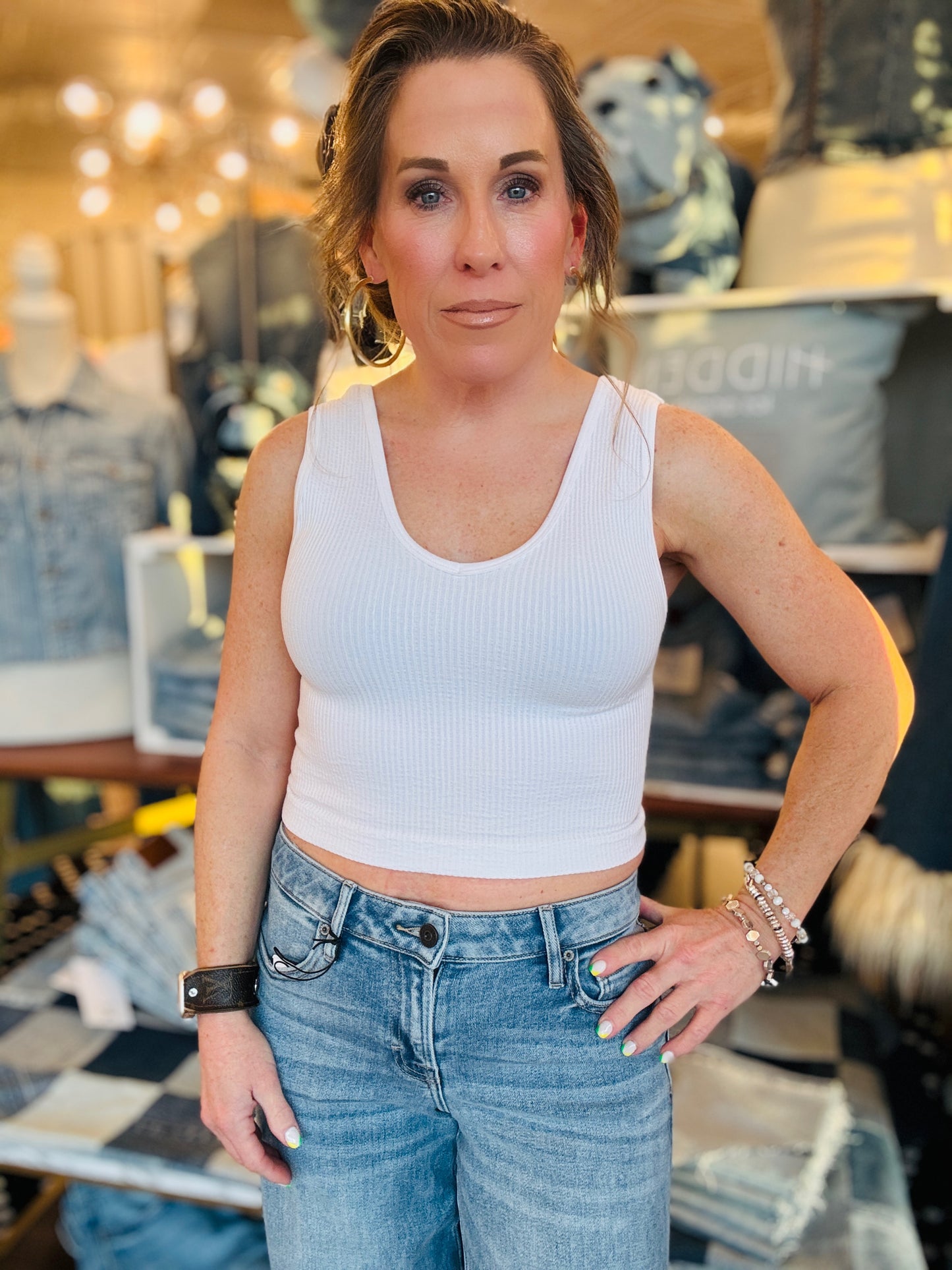 BY TOGETHER MODAL REVERSIBLE CROP TANK