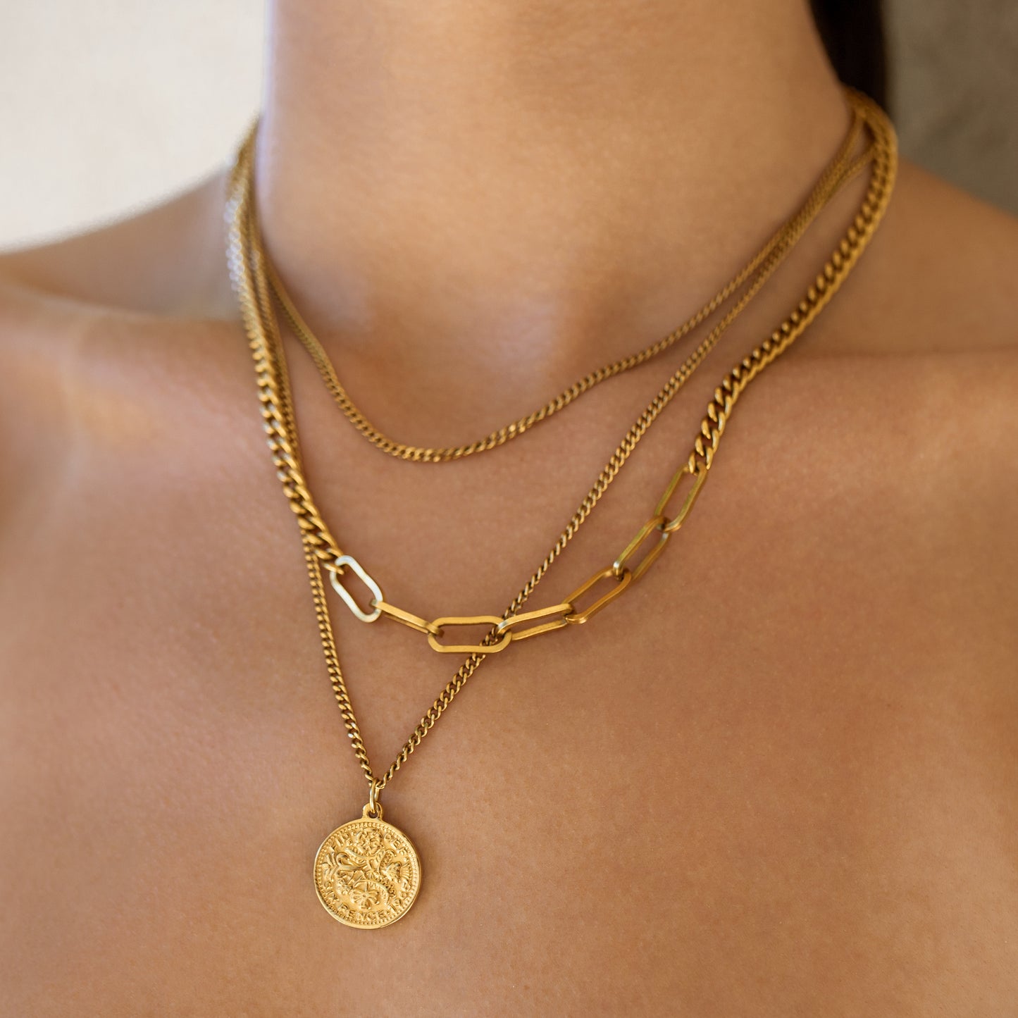 ALCO 3 LITTLE BIRDS NECKLACE