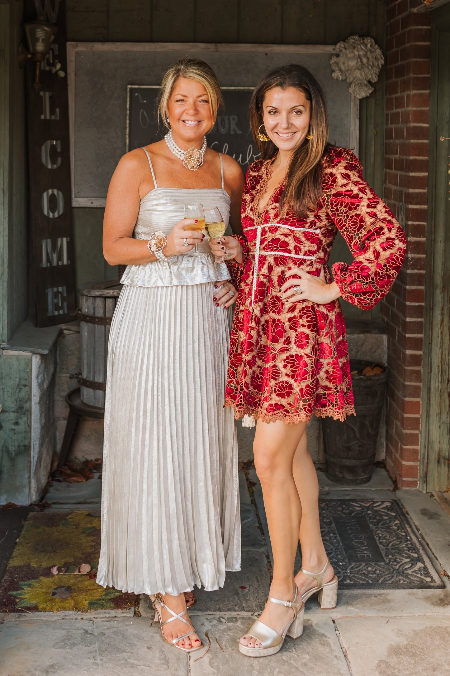 LUCY PARIS CLEMENTINA PEPLUM DRESS