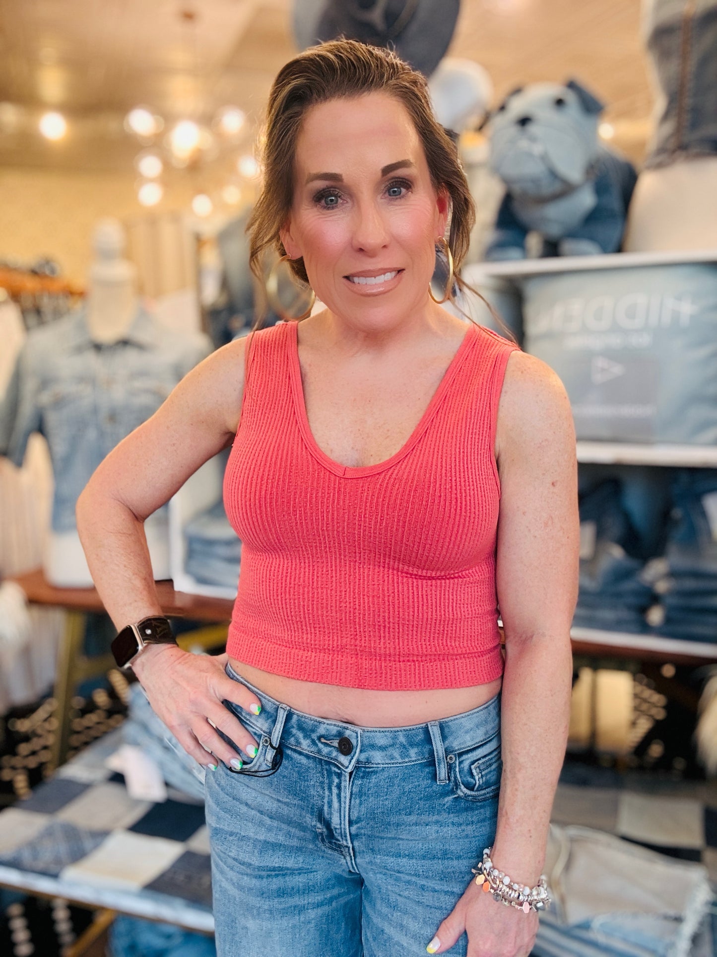 BY TOGETHER MODAL REVERSIBLE CROP TANK