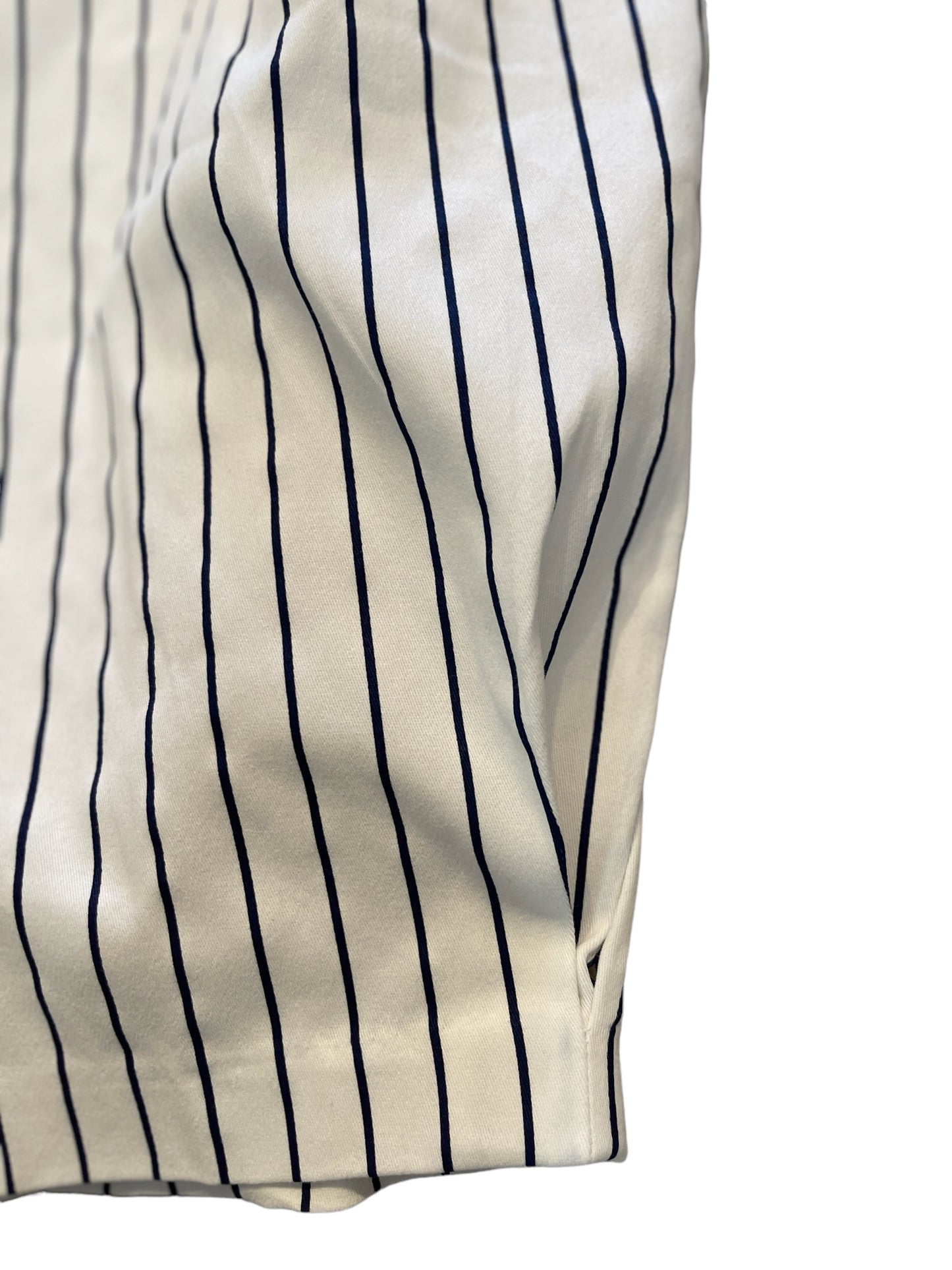 STRIPED COMFORT FIT TROUSERS