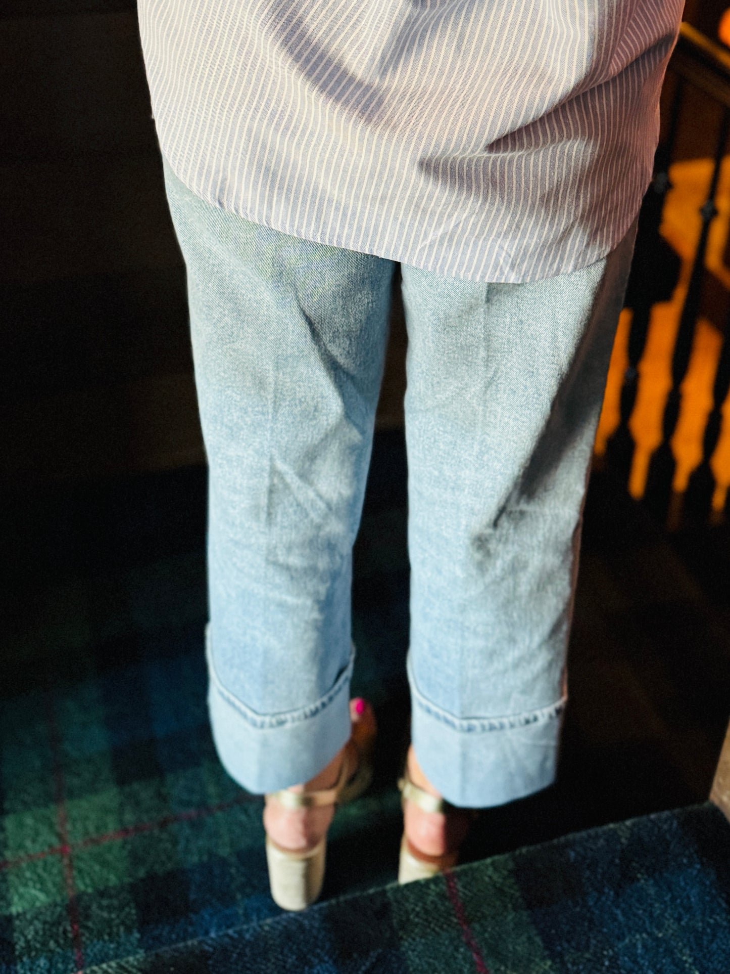 DEAR JOHN HOLLY HR CUFFED HEM JEANS