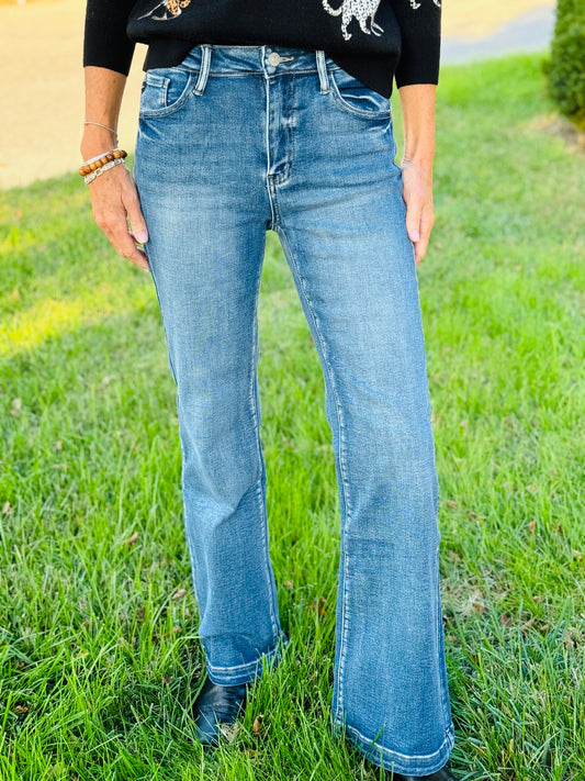 KANCAN HIGH RISE WIDE LEG FLARE