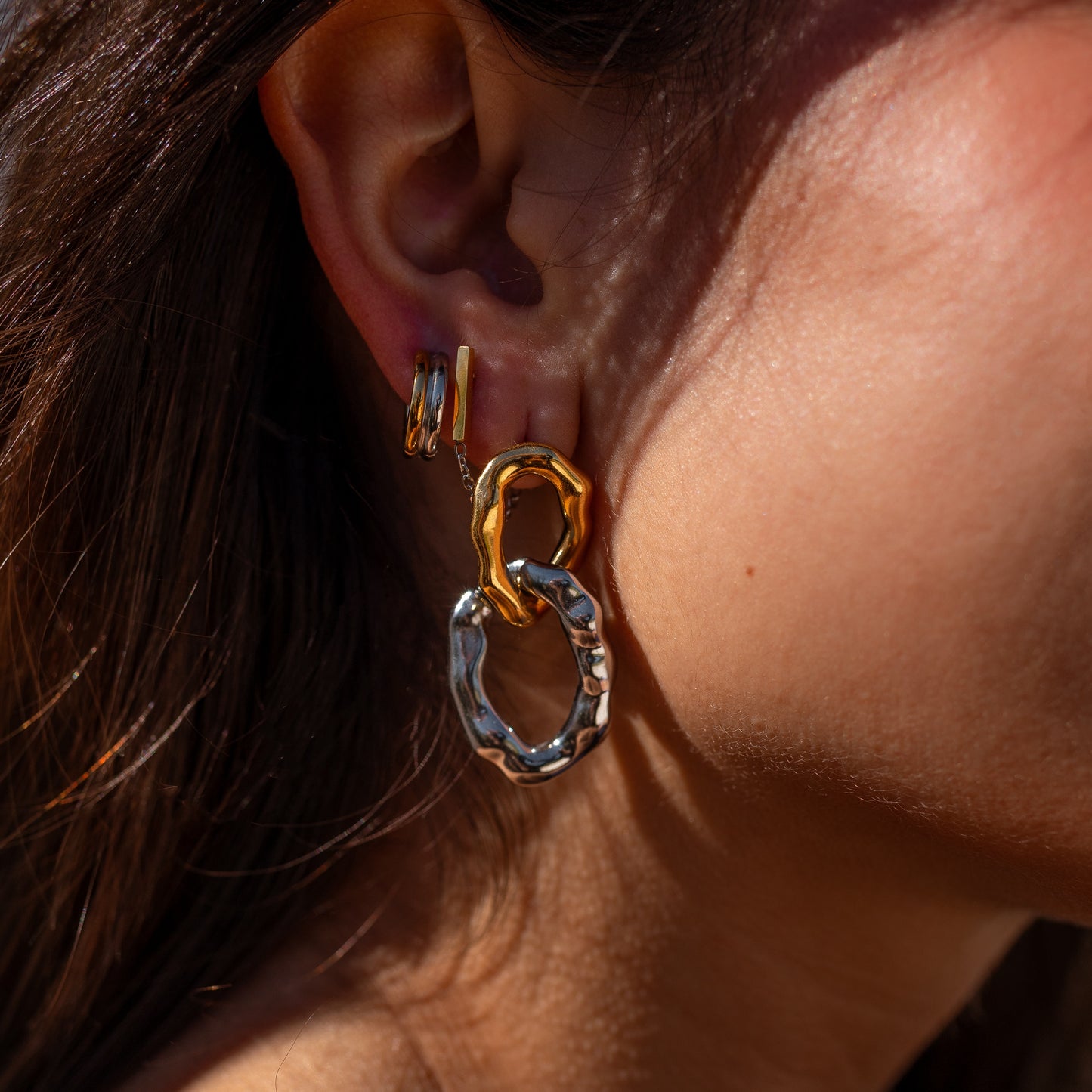 ALCO DUALITY EARRINGS INTERMIX