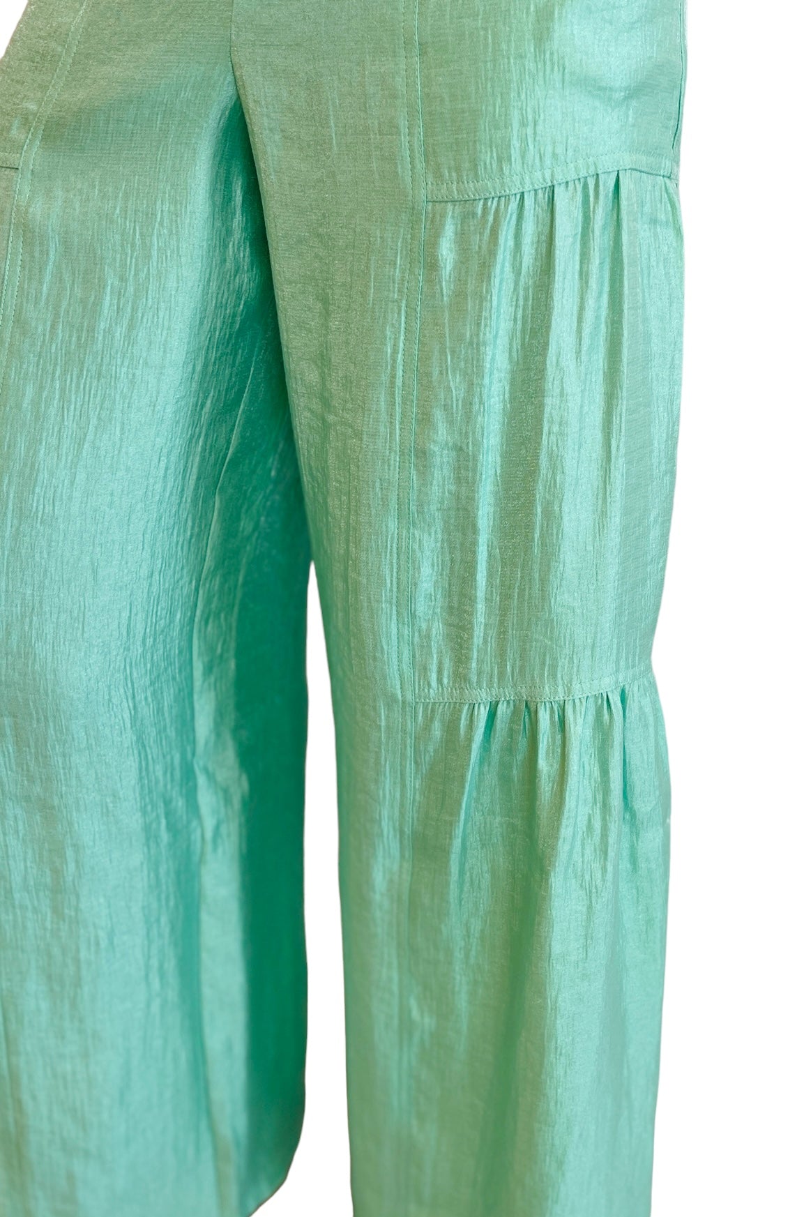 TIERED WIDE LEG PANTS