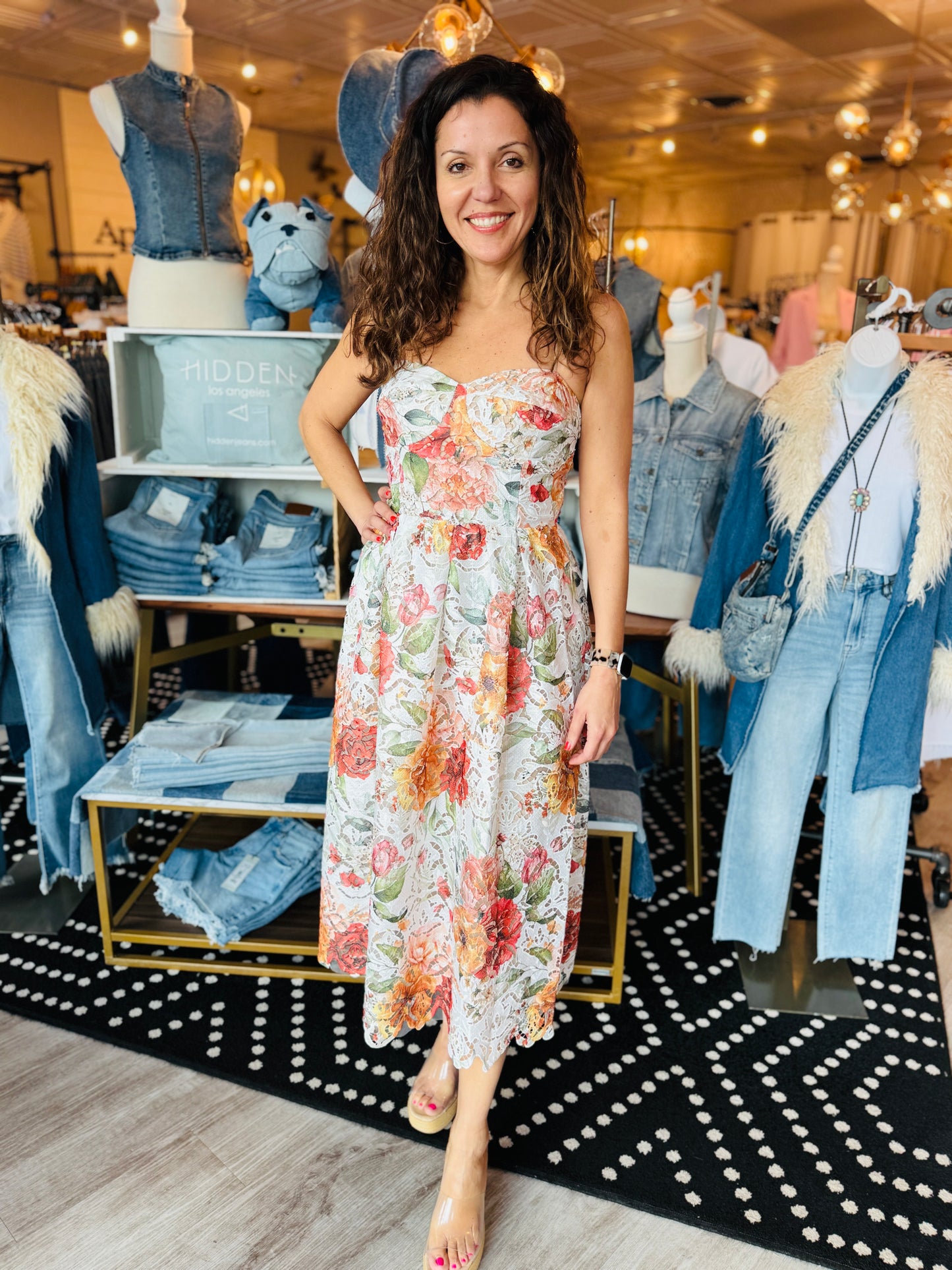 LUCY PARIS MONA LACE DRESS