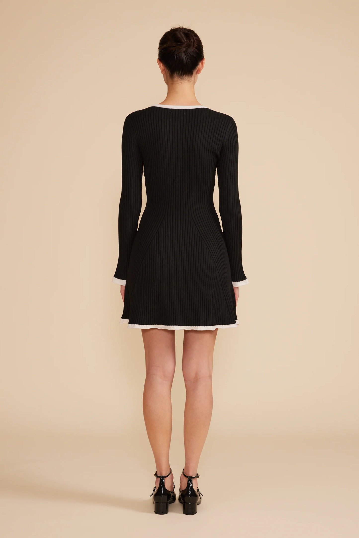 LUCY PARIS RIANNE LONG SLEEVE MINI DRESS