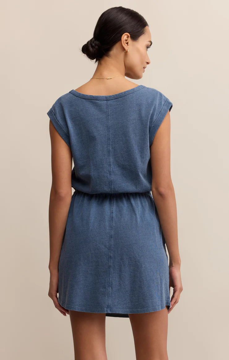 Z SUPPLY DAYSHIFT DENIM MINI DRESS