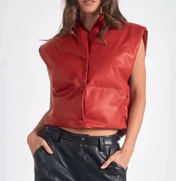 ELAN HIGH COLLAR VEST