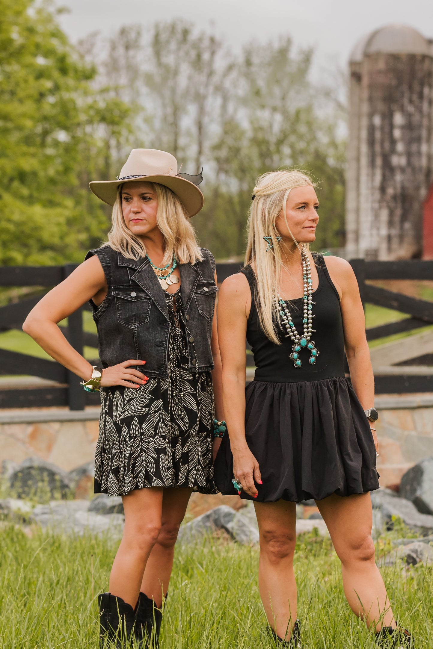 LIVERPOOL COLLAR CROP DENIM VEST