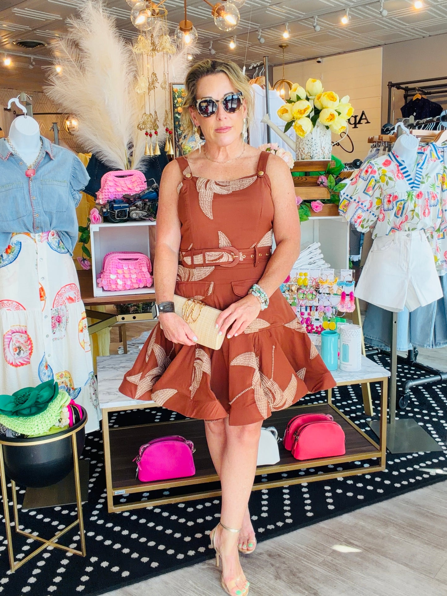CIEBON PANELED MINI DRESS