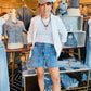 AVA HIGH RISE A LINE SHORTS W/TIE
