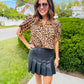THML CHEETAH PRINT TOP