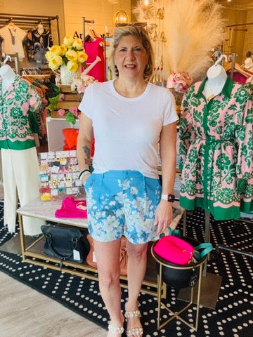 JADE FRONT PLEATED SHORT