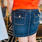 LIVERPOOL TRIPLE NEEDLE CARGO SKIRT