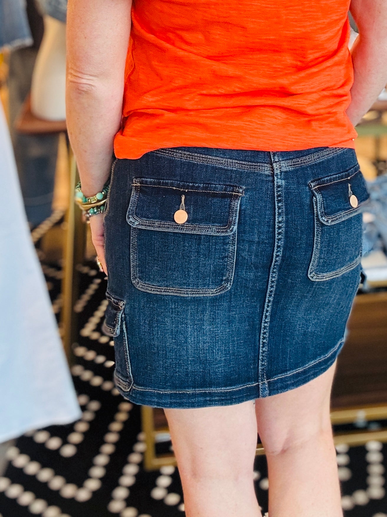 LIVERPOOL TRIPLE NEEDLE CARGO SKIRT