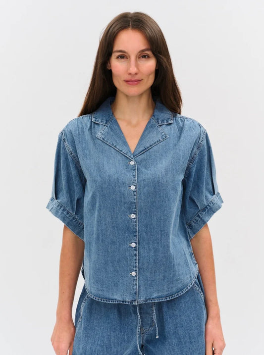  SIX FIFTY EMMA BUTTON DOWN TOP