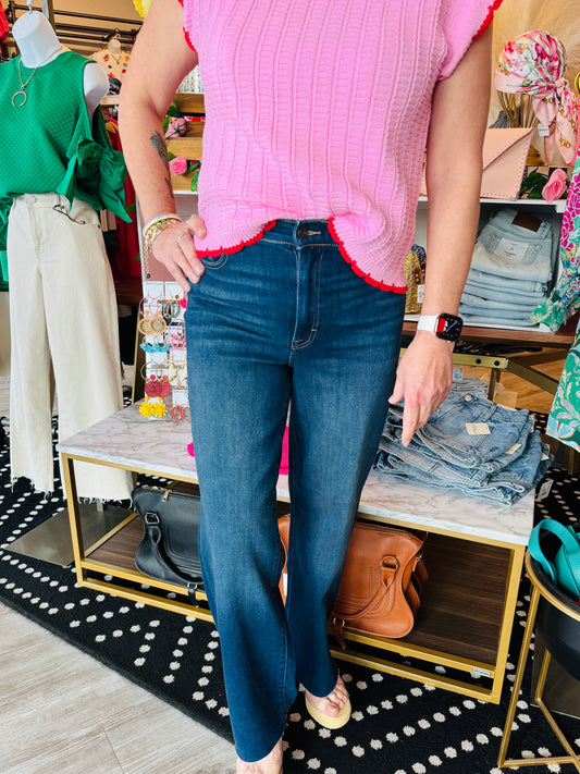 HIDDEN LOGAN HR CLEAN CUT JEAN