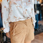 THML BOW POCKET SUEDE SHORTS