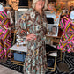 PUFF SLV FLORAL PRINT DRESS