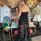 SUMMER TUBE 3D POLKA DOT MAXI DRESS