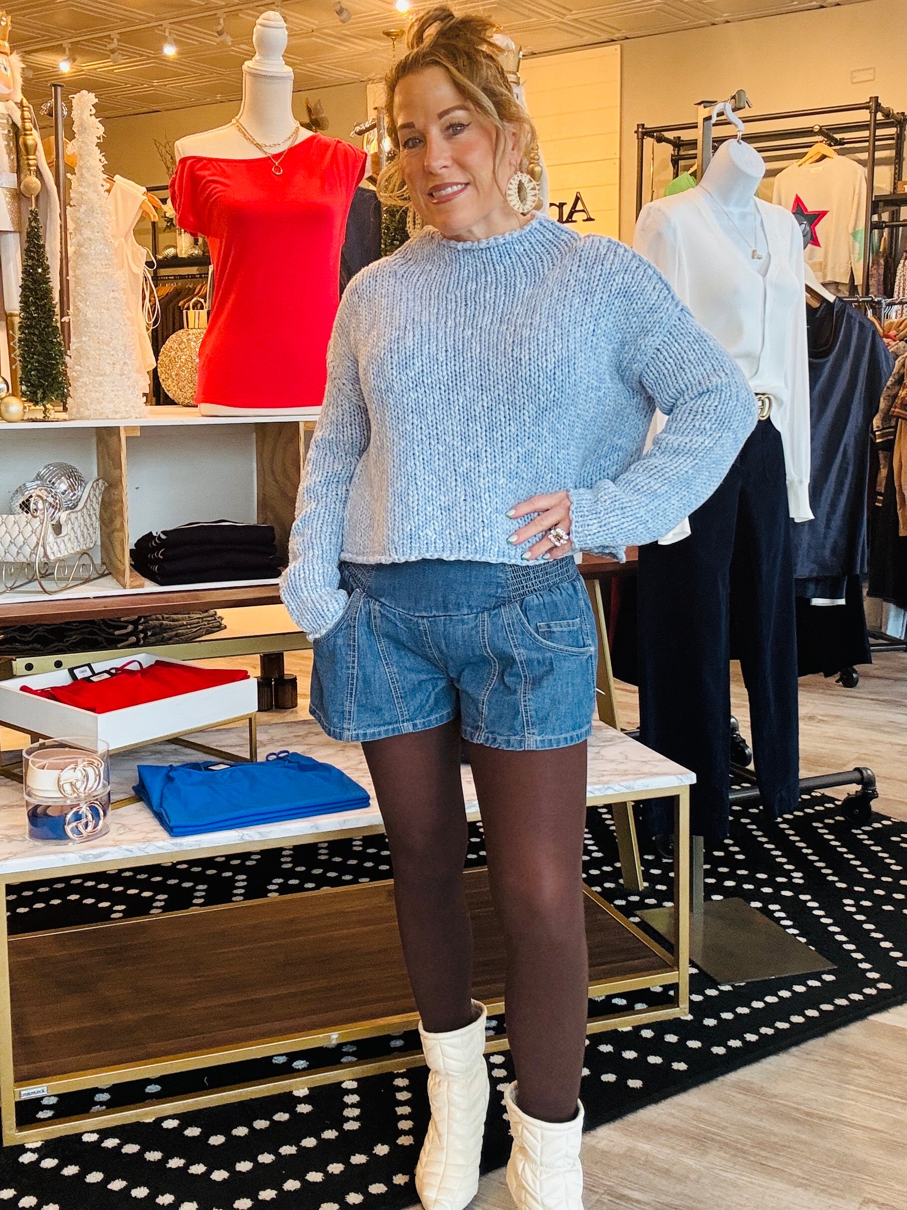 FREE PEOPLE LUNA PULL ON SHORT