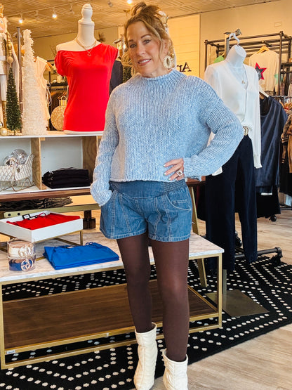 FREE PEOPLE LUNA PULL ON SHORT