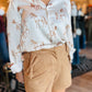 SKIES ARE BLUE HORSE PRINT BUTTON DOWN SHIRT