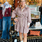 FATE GEO PRINT SHIRT DRESS