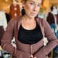 RIBBED KNIT CARDIGAN