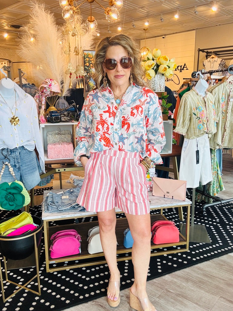 IVY JANE GUAZE SEASIDE SHIRT