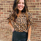 THML CHEETAH PRINT TOP