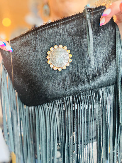 KEEP IT GYPSY - FRINGE CROSSBODY