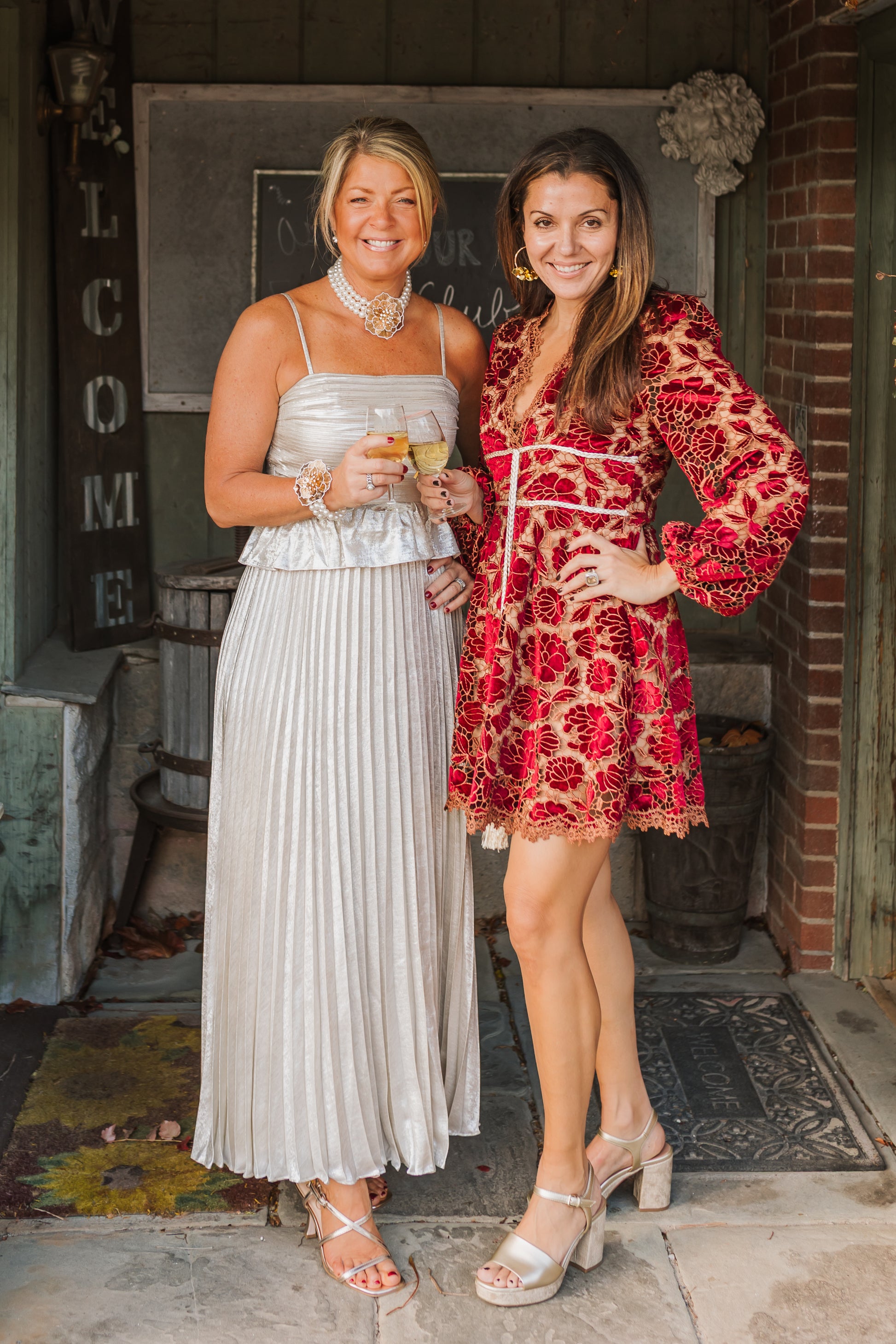 LUCY PARIS CLEMENTINA PEPLUM DRESS