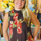 SLEEVELESS FLORAL TOP