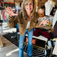 THML CHEETAH CROPPED JACKET