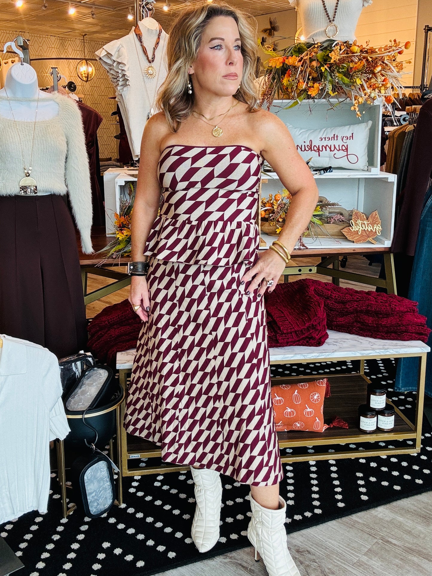 LUCY PARIS KATALINA KNIT SKIRT