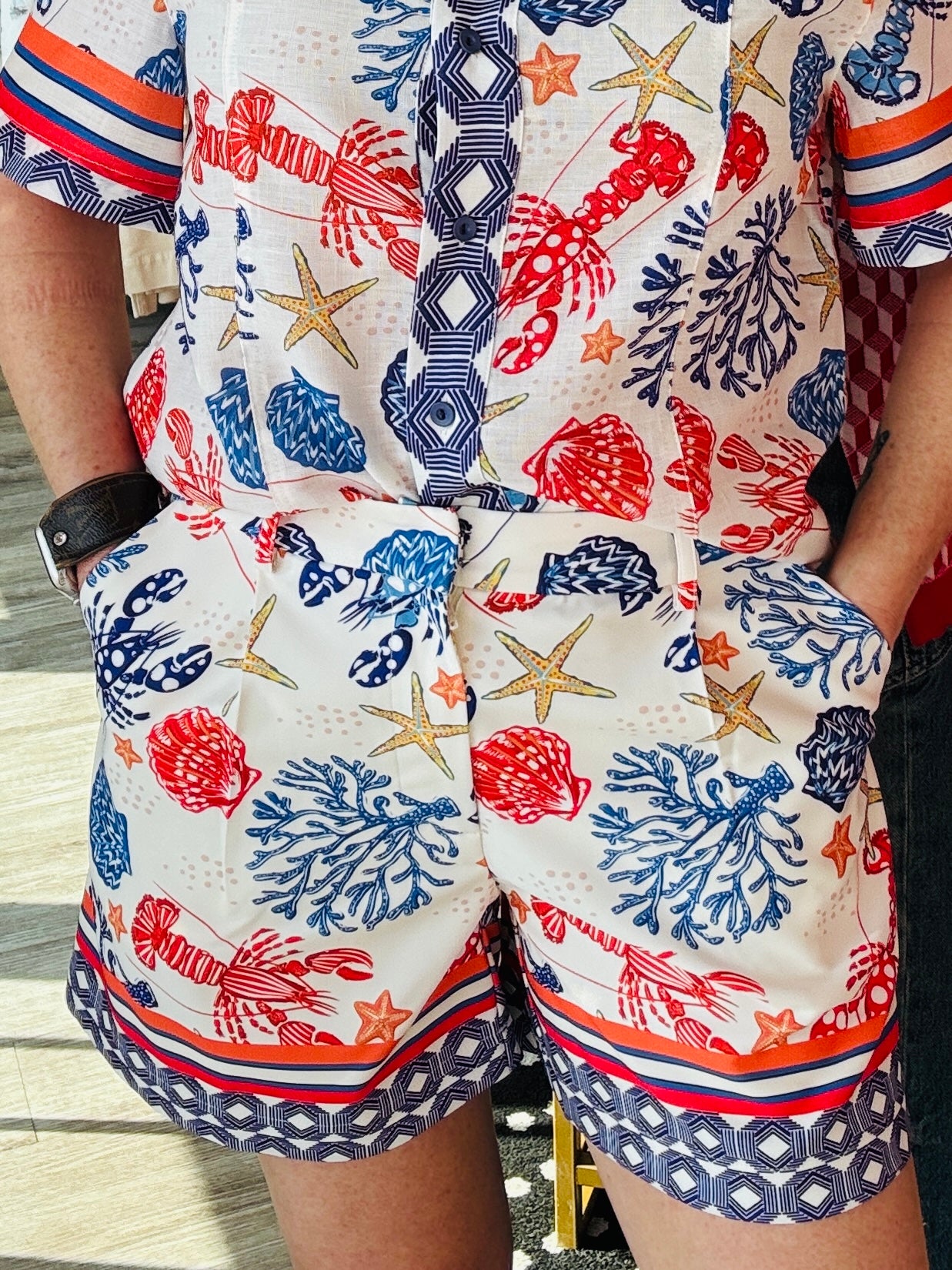 JADE SEASIDE BORDER SHORT