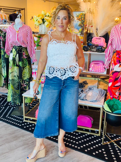LIVERPOOL CLAIRE HR RELAXED CULATTE JEAN
