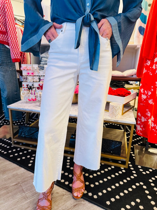 HIDDEN CROPPED WIDE LEG NORI JEANS