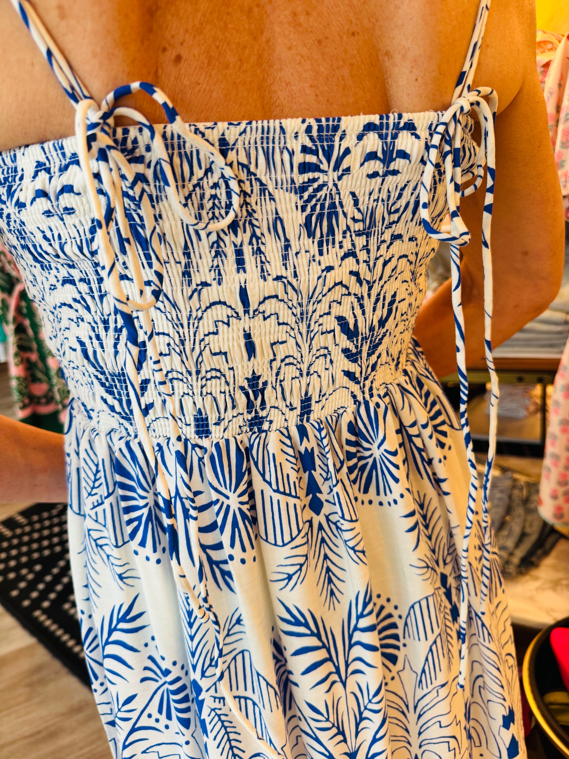 Z SUPPLY NADINE PALM MAXI DRESS