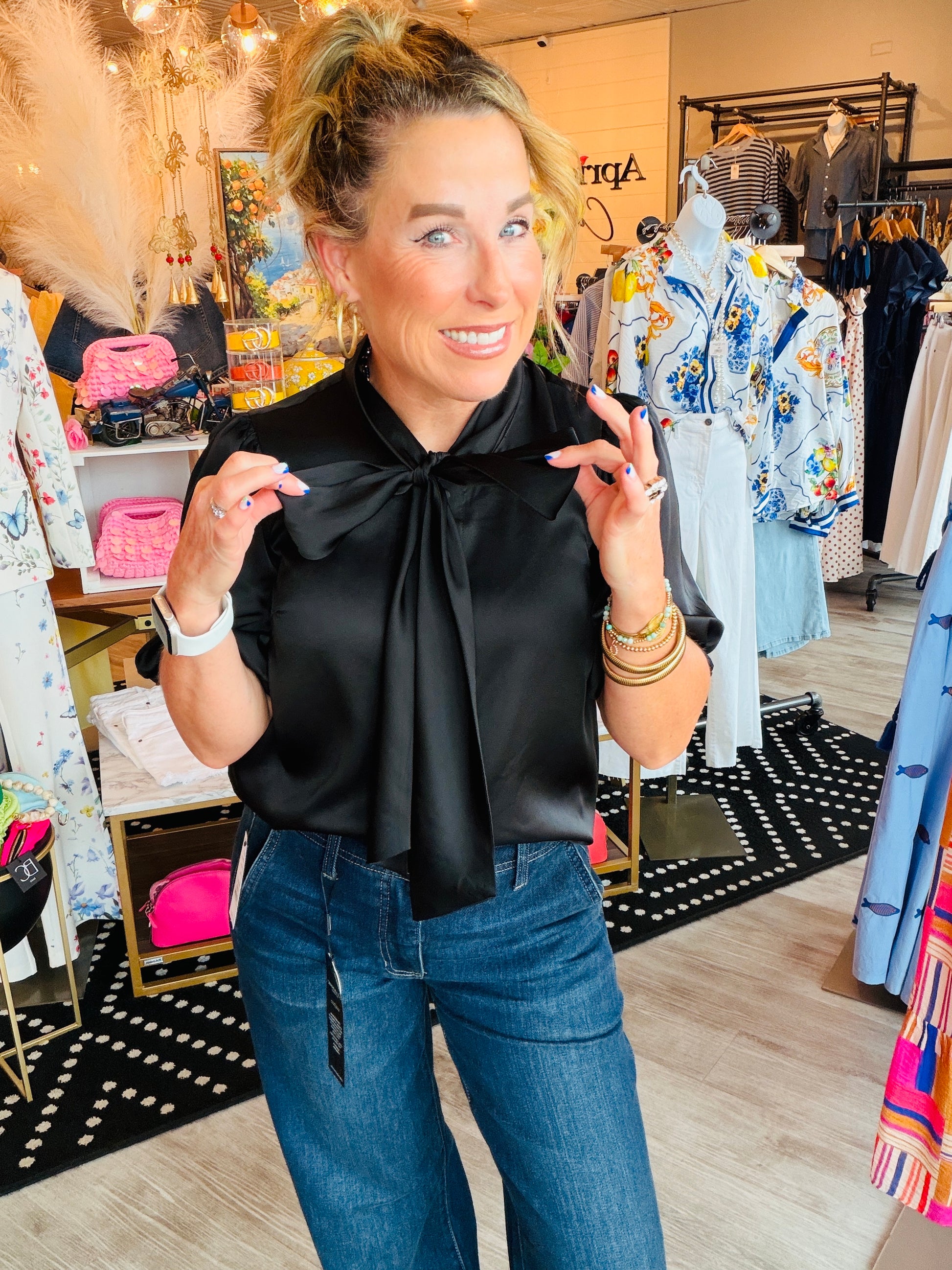 LIVERPOOL ELBOW LENGTH TIE TOP