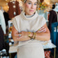 CROSBY RIBBED TURTLENECK VEST TOP