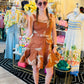 CIEBON PANELED MINI DRESS