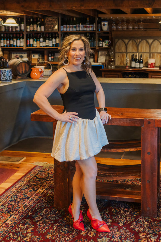 FREE PEOPLE TINSEL KISS MINI DRESS