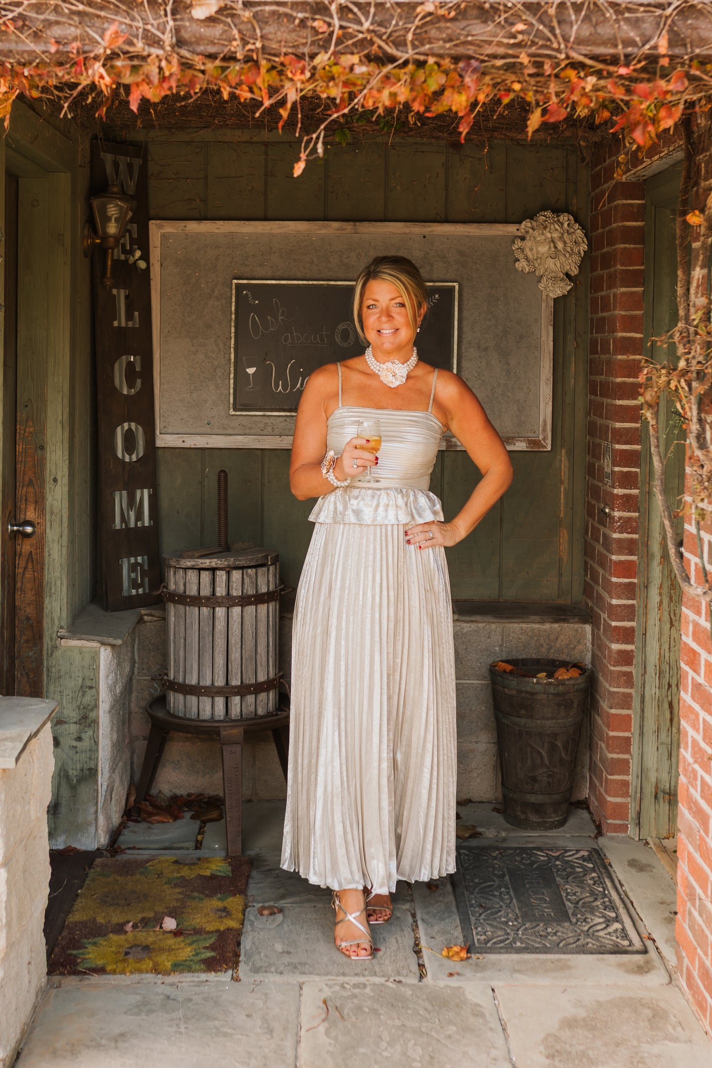 LUCY PARIS CLEMENTINA PEPLUM DRESS