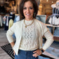 CURRENT AIR MICRO SEQUIN SWEATER SET