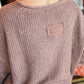 CROP PATCH SWEATER
