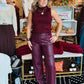 LUCY PARIS REEVE FAUX LEATHER PANT
