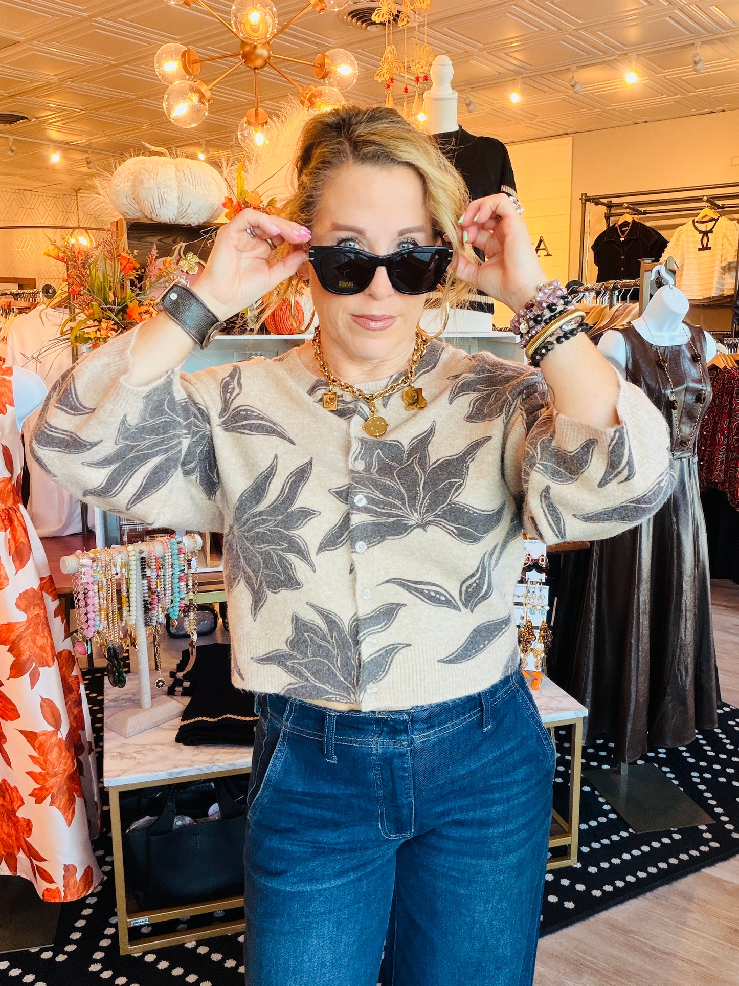 Z SUPPLY VALOR FLORAL CARDIGAN